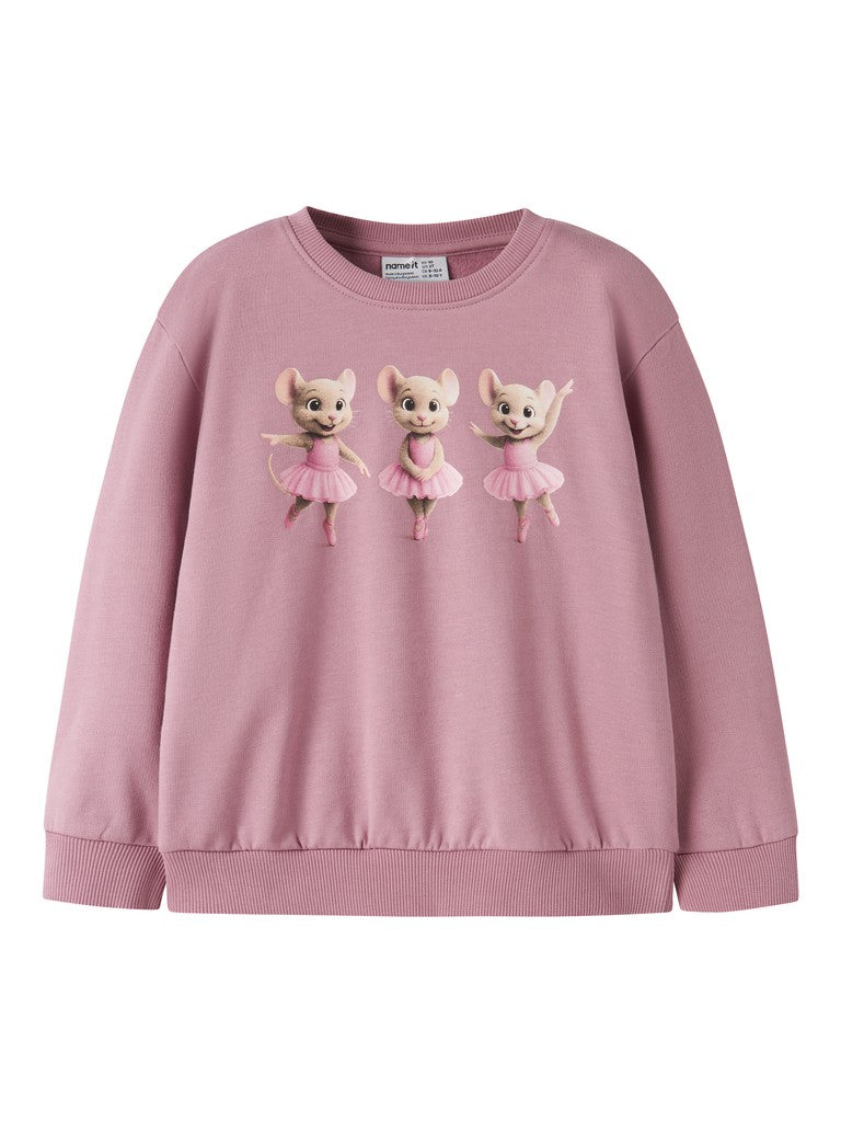 Name It Votea Mini LS Sweat Shirt  | Lila
