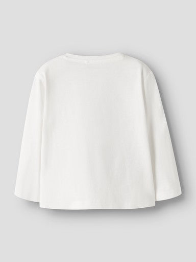 Name It Veen Mini Long Sleeve Top | Cloud Dancer