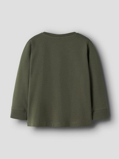 Name It Rafo Mini Long Sleeve Top | Green 13261838