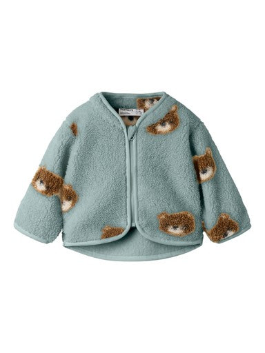 Name It – Olaja Boys Fleece Jacket | Teal 13262487