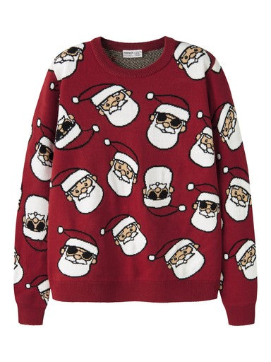 Name It Rico Kids Long Sleeve Knit | Red 13259228