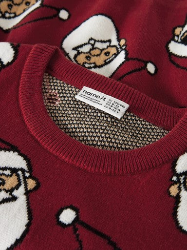 Name It Rico Kids Long Sleeve Knit | Red 13259228