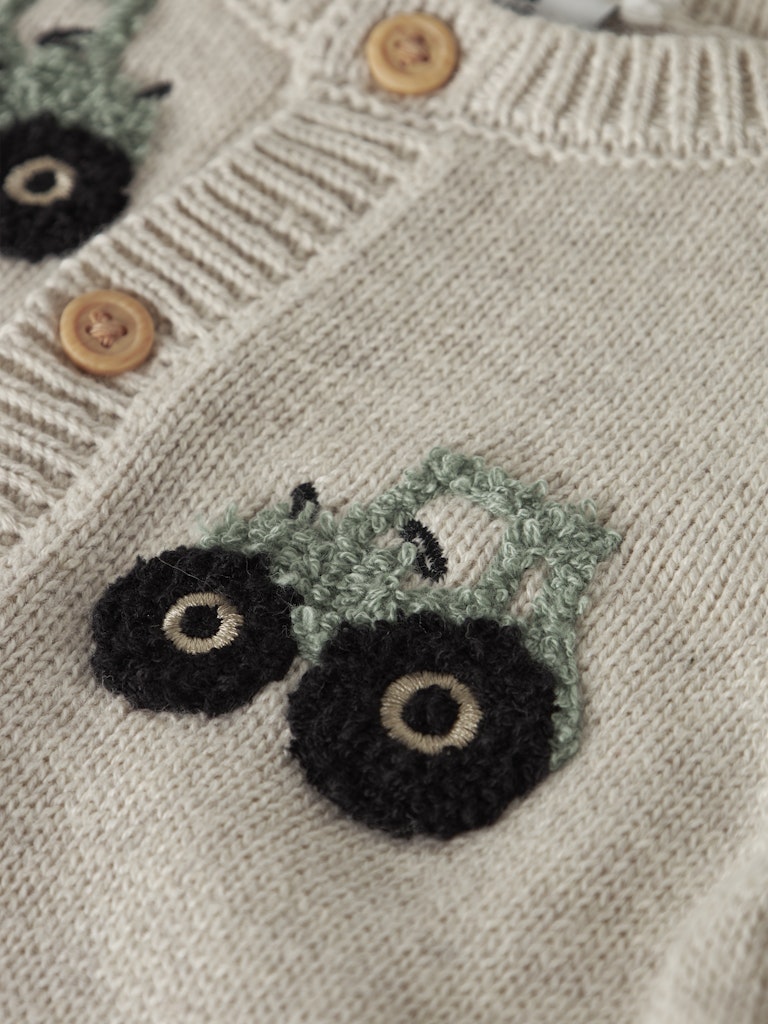 Name It London NB Tractor Cardigan | Natural
