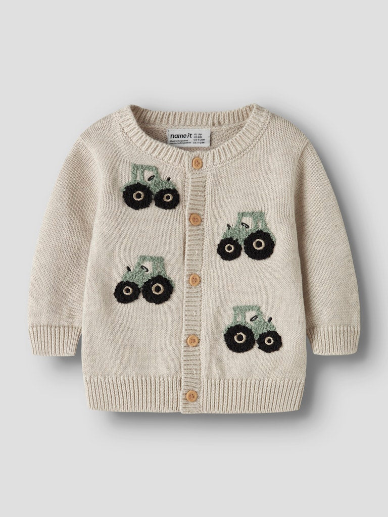 Name It London NB Tractor Cardigan | Natural