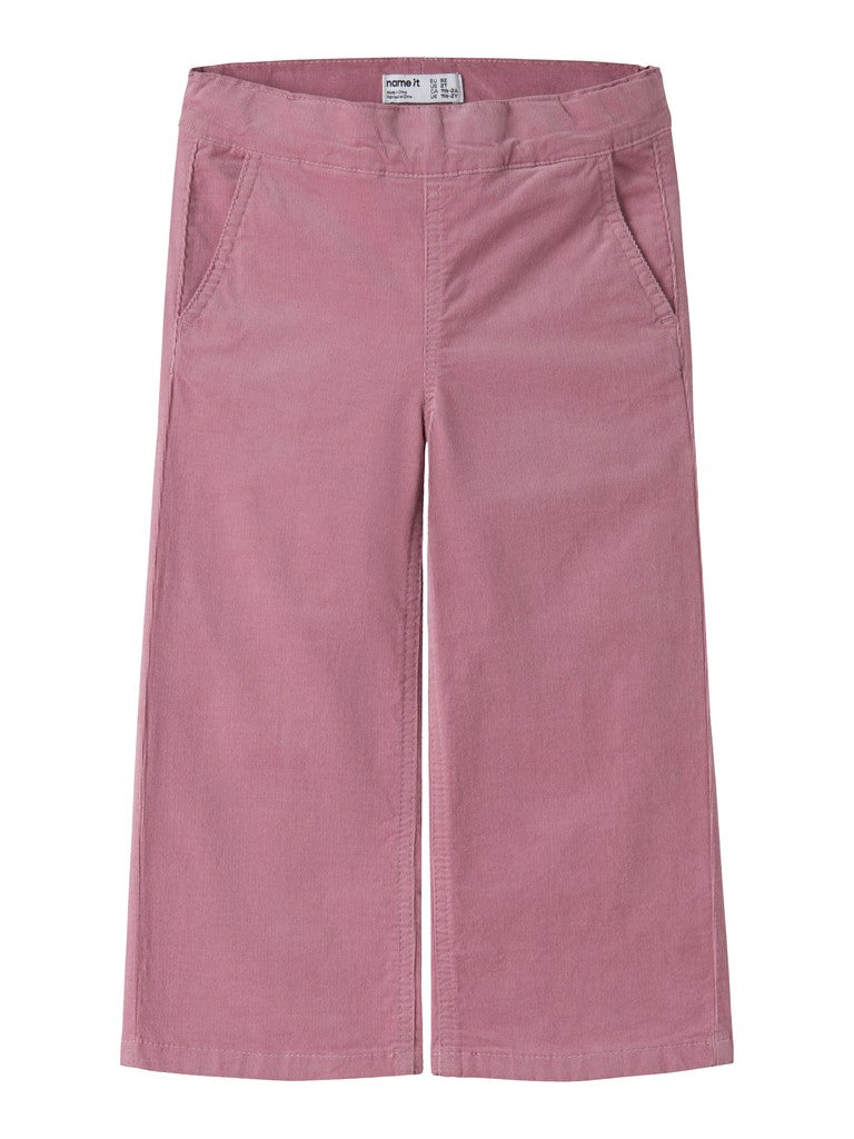 Name It Rose Mini Wide Cord Pant | Lila