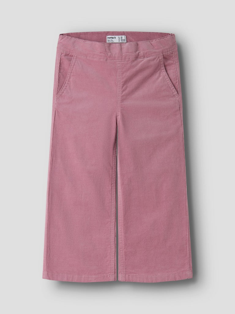 Name It Rose Mini Wide Cord Pant | Lila