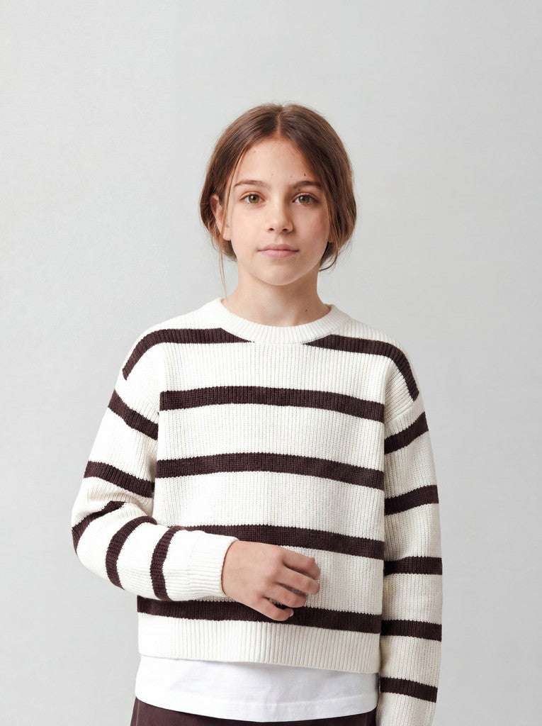 Name It VNilla Kids LS Knit Jumper | Chocolate