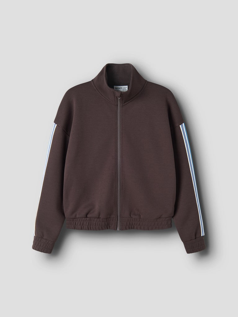 Name It Nakuk Kids Sweat Cardigan | Chocolate