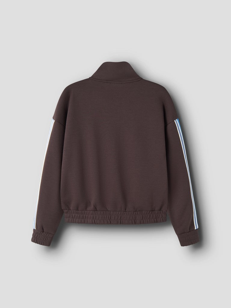 Name It Nakuk Kids Sweat Cardigan | Chocolate