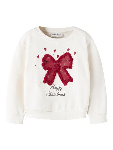 Name It Polmax Mini Long Sleeve Sweatshirt | Cloud Dancer 13258873