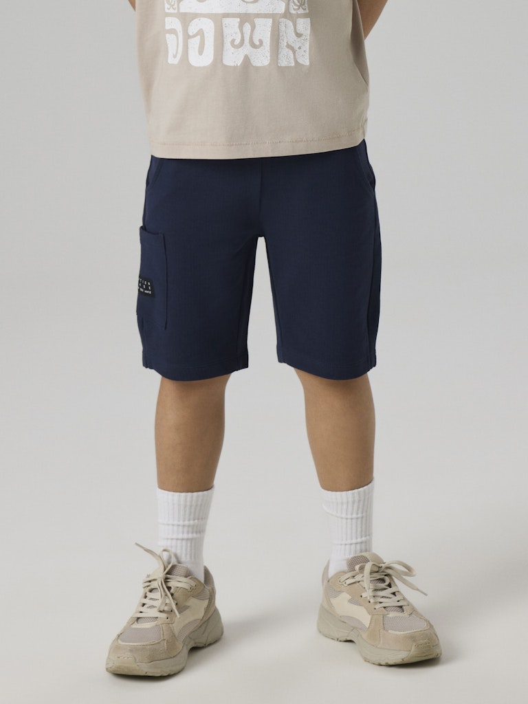 Name It Vivasse Kids Cotton Sweat Shorts | Navy