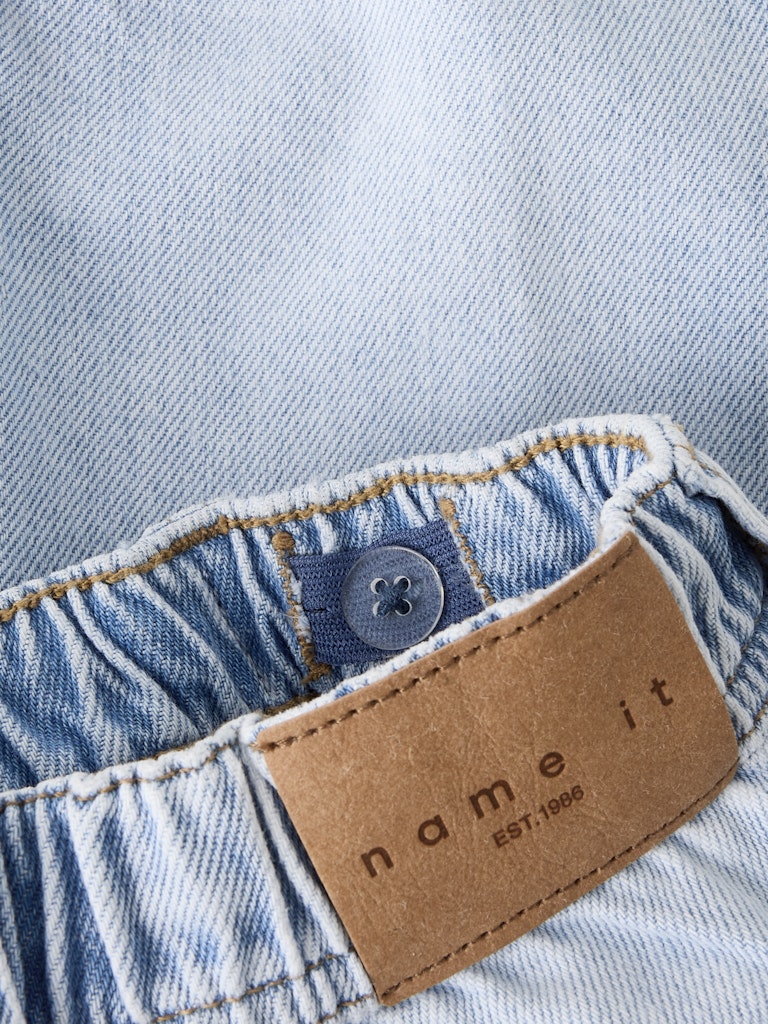 Name It Ben Mini Twist Denim Jeans| Light Blue