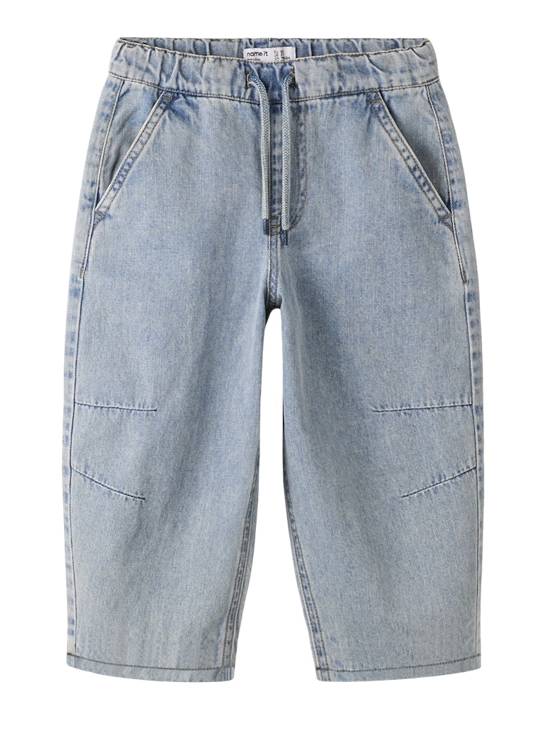 Name It Ben Mini Jog Barrel Jeans | Light Blue