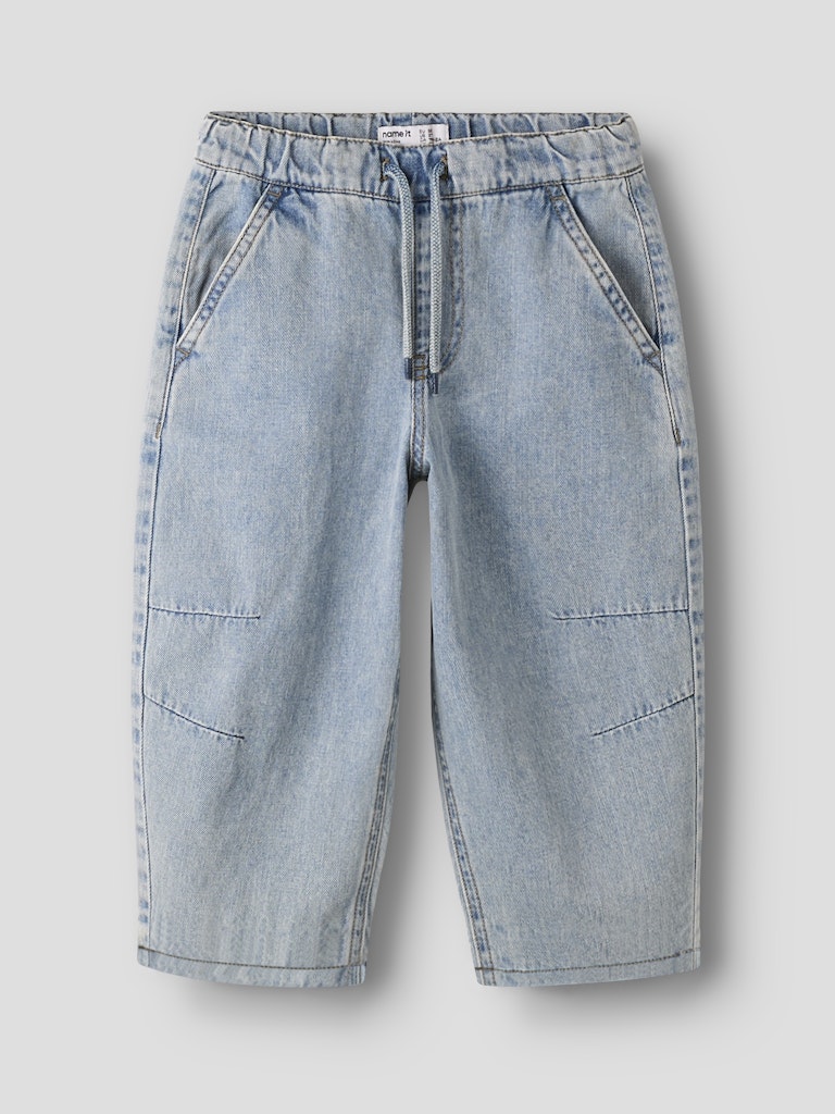 Name It Ben Mini Jog Barrel Jeans | Light Blue
