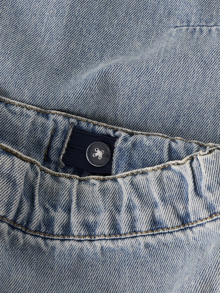 Name It Ben Mini Jog Barrel Jeans | Light Blue