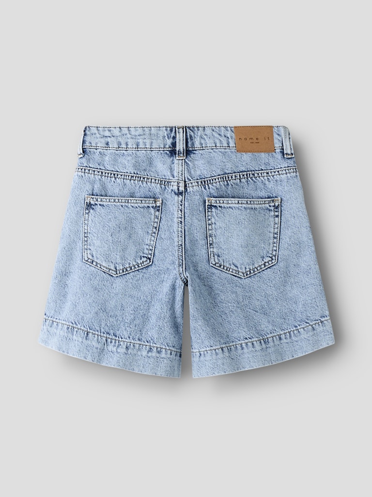 Name It Rose Kids Denim Long Shorts| Light Blue