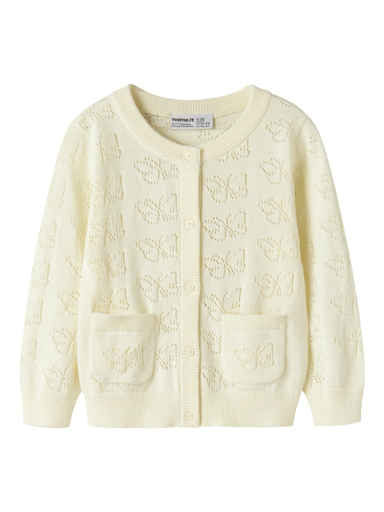 Name it Fiaja Mini LS Knit Cardigan  | Pear