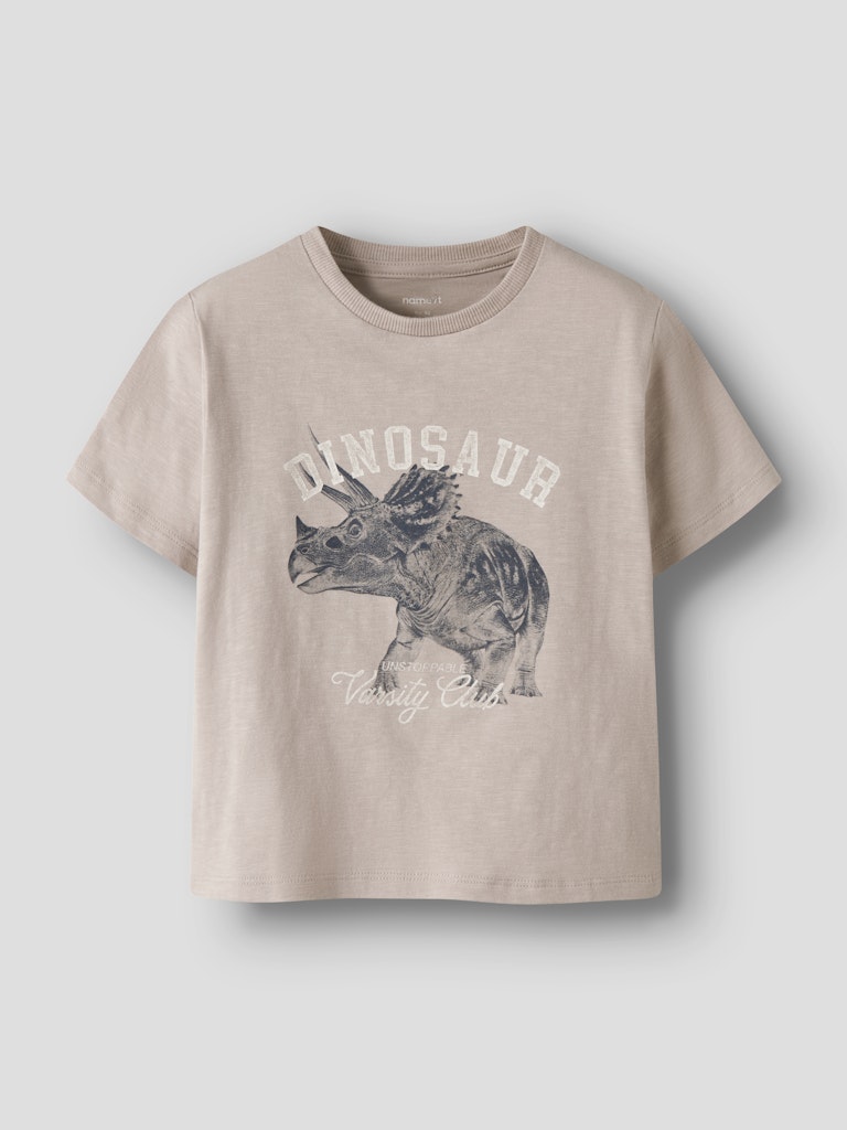 Name it Feath Mini SS NReg Top| Grey