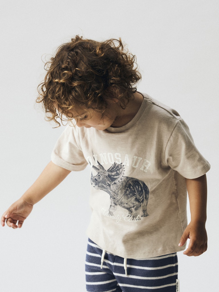 Name it Feath Mini SS NReg Top| Grey