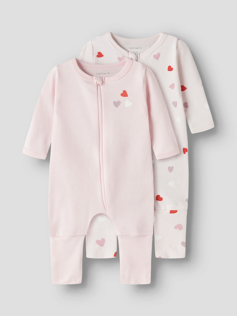 Name It Night Set 2 Pack Zip Front | Pink