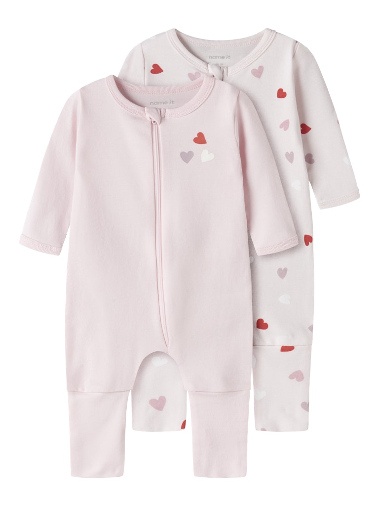 Name It Night Set 2 Pack Zip Front | Pink