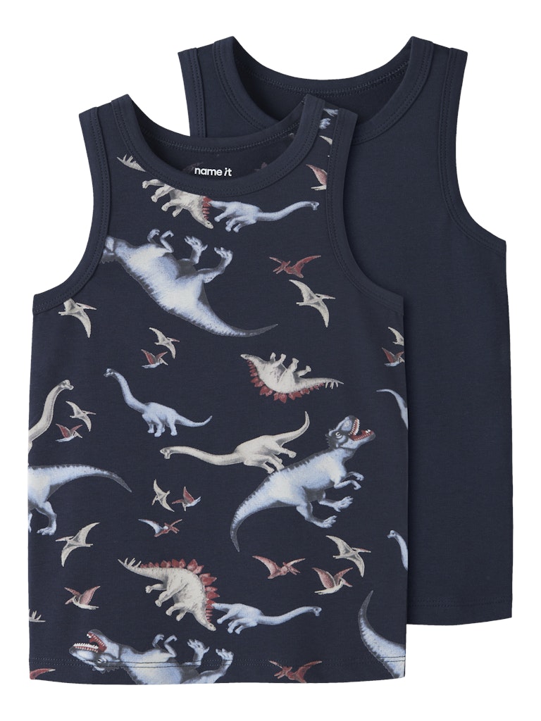 Name It Tank Top Dino 2-Pack | Navy