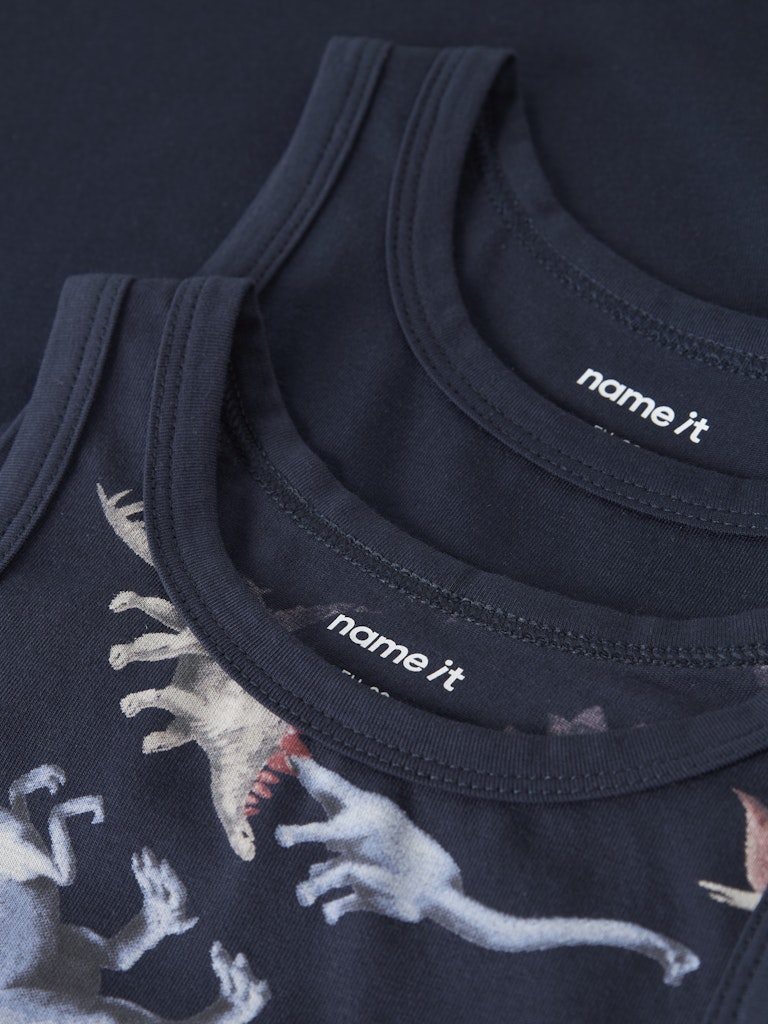 Name It Tank Top Dino 2-Pack | Navy