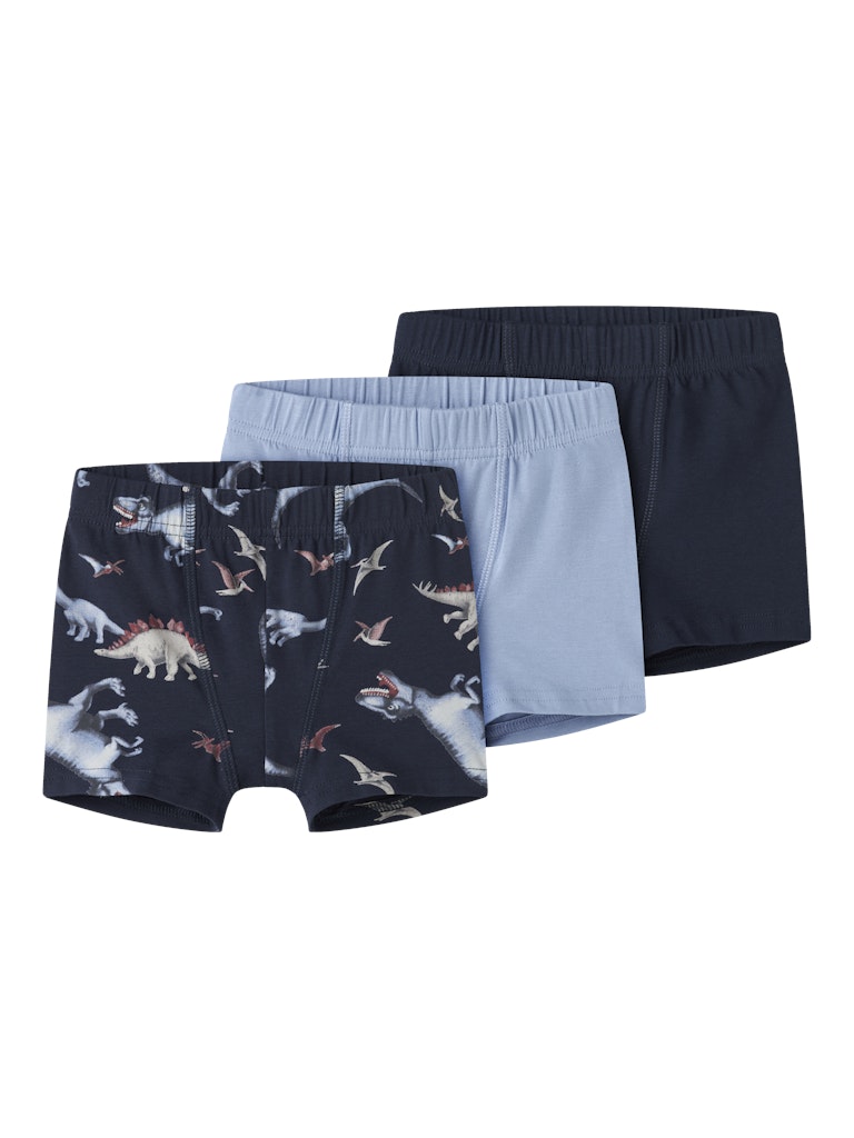 Name It Boys Boxers 3-Pack | Navy/Dino
