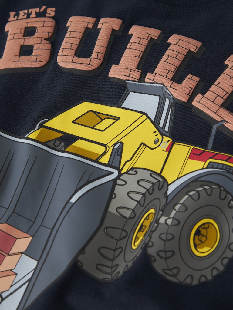 Name It Malik Mini Tonka SS Tee Shirt | Navy