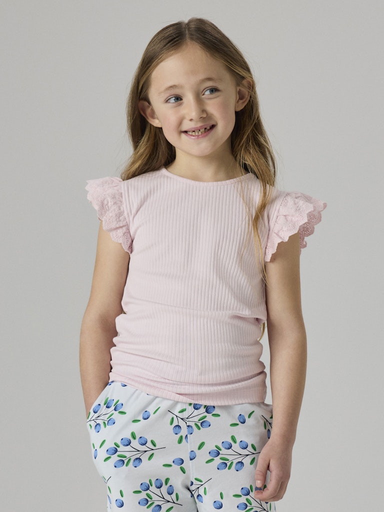 Name It Havelle Kids Cap SL Top | Pink