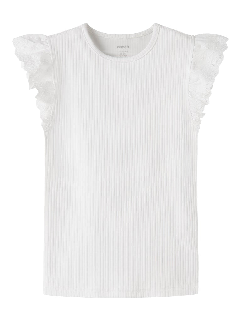 Name It Havelle Kids Cap SL Top | White