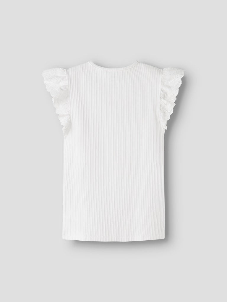 Name It Havelle Kids Cap SL Top | White