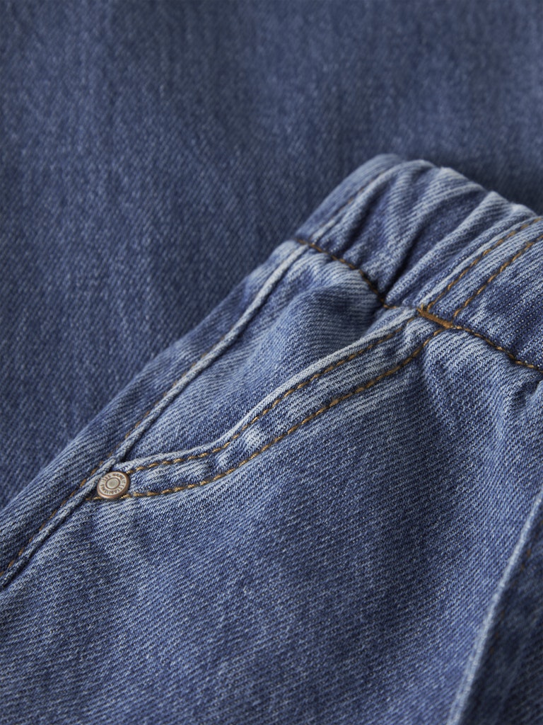 Name It Rose Mini Wide Girls Wide-Fit Jeans | Med Blue