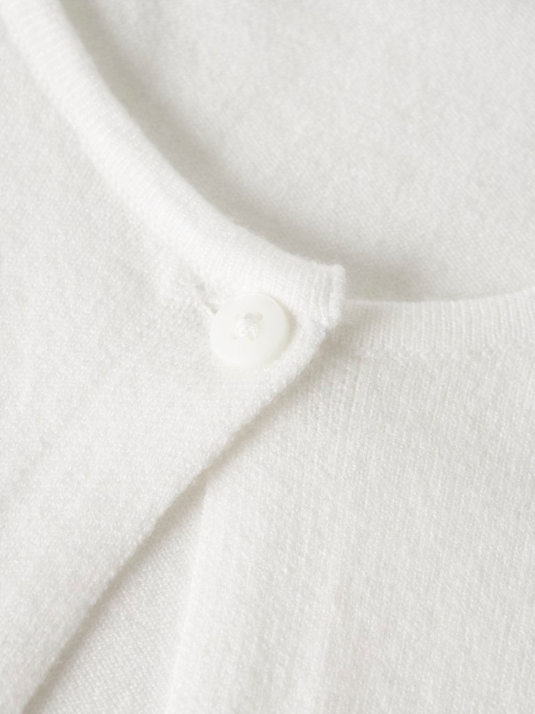 Name It Hinga Kids SS Knit Cardigan | White