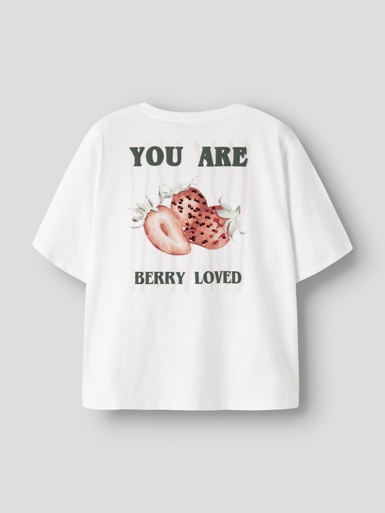 Name It Joliza Kids SS Top | White