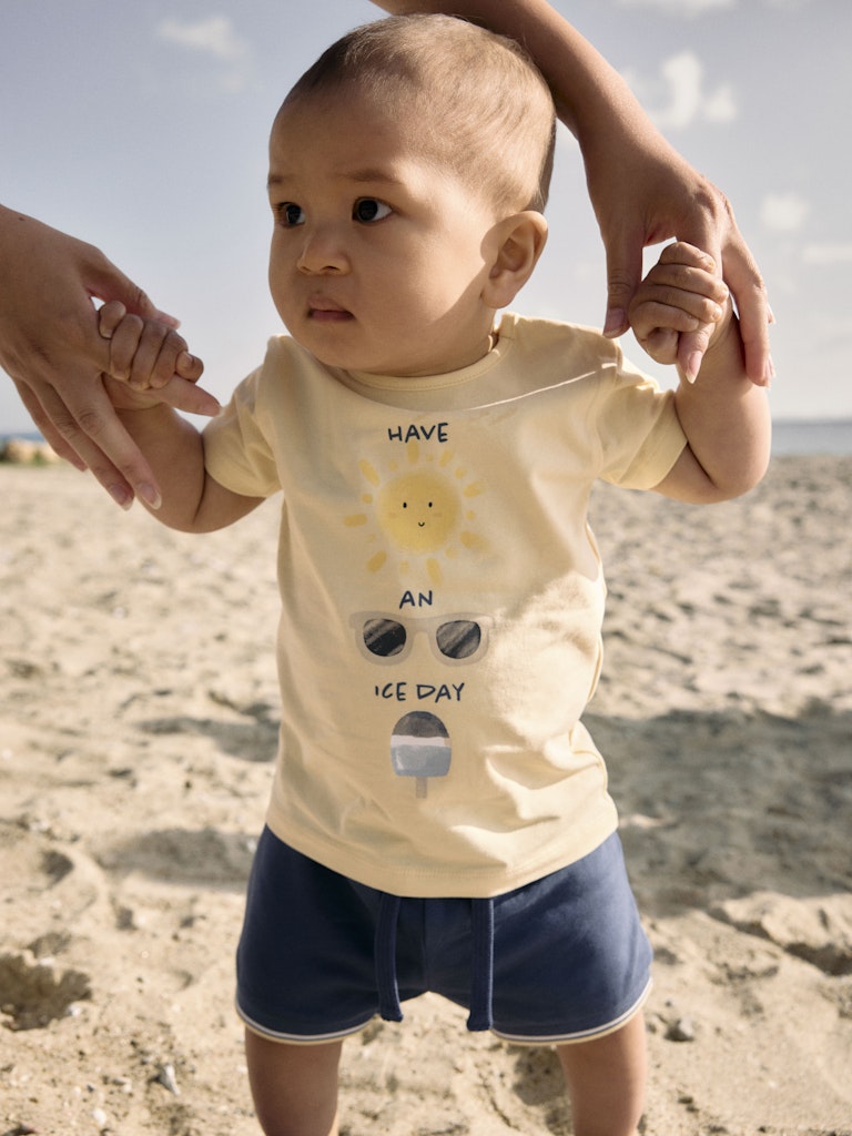 Name It Jerfrey NB Boys Tee Shirt | Yellow