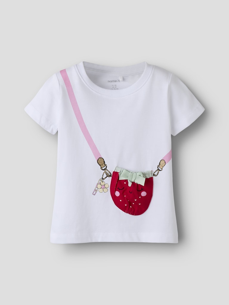 Name It Joline Mini SS Top | White
