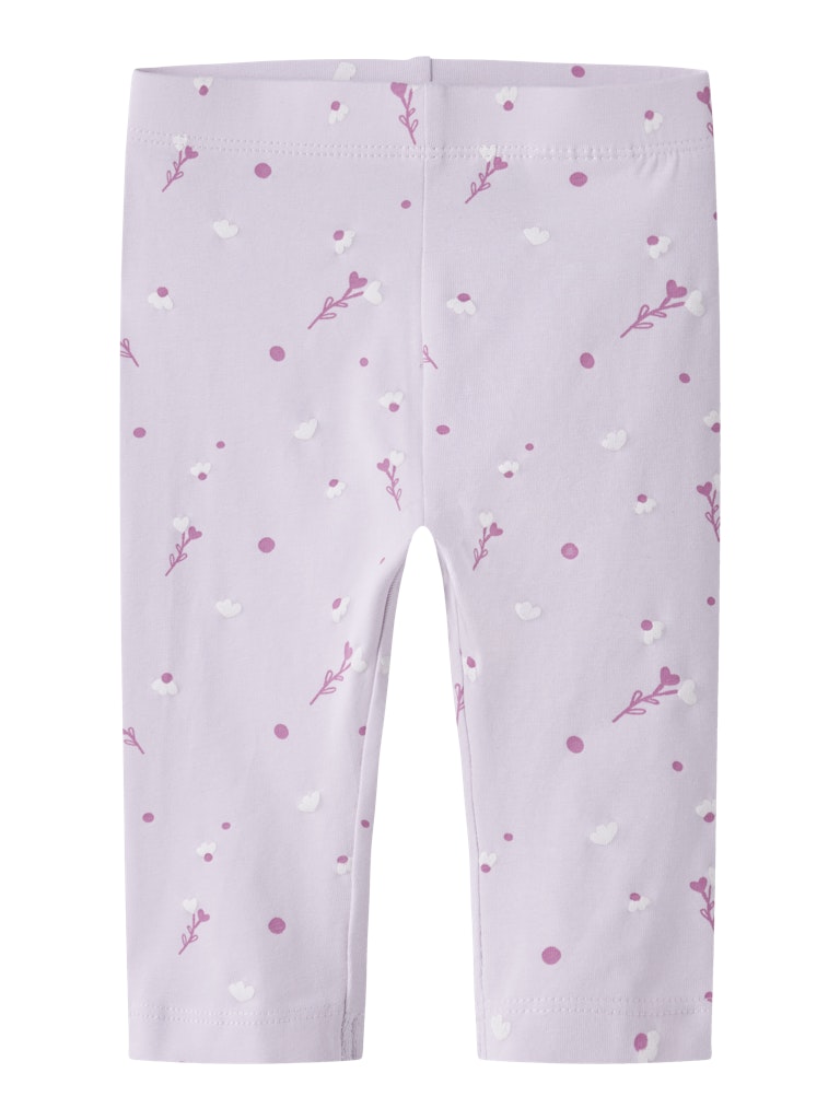 Name it Vivian Mini All Over Print Capri| Lavander