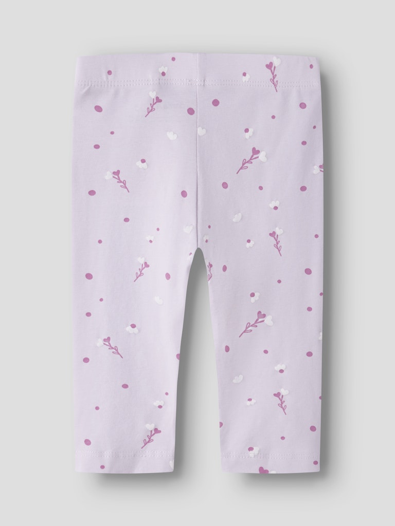 Name it Vivian Mini All Over Print Capri| Lavander