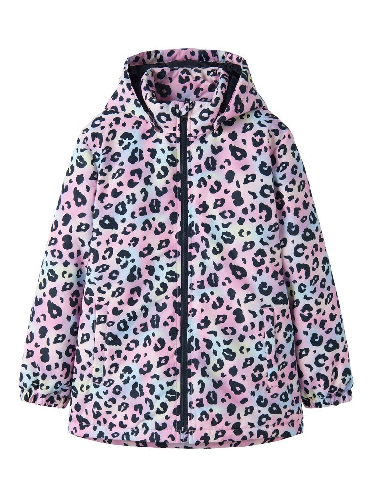 Name It Maxi Kids All-Over Print Padded Jacket | Pink