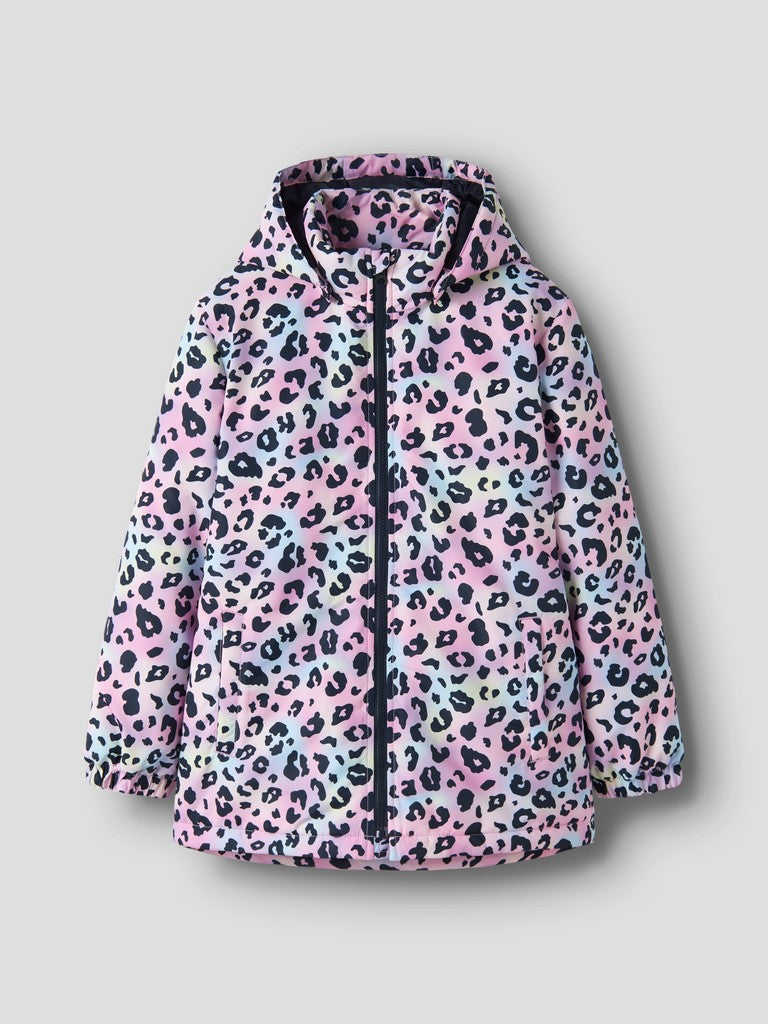 Name It Maxi Kids All-Over Print Padded Jacket | Pink