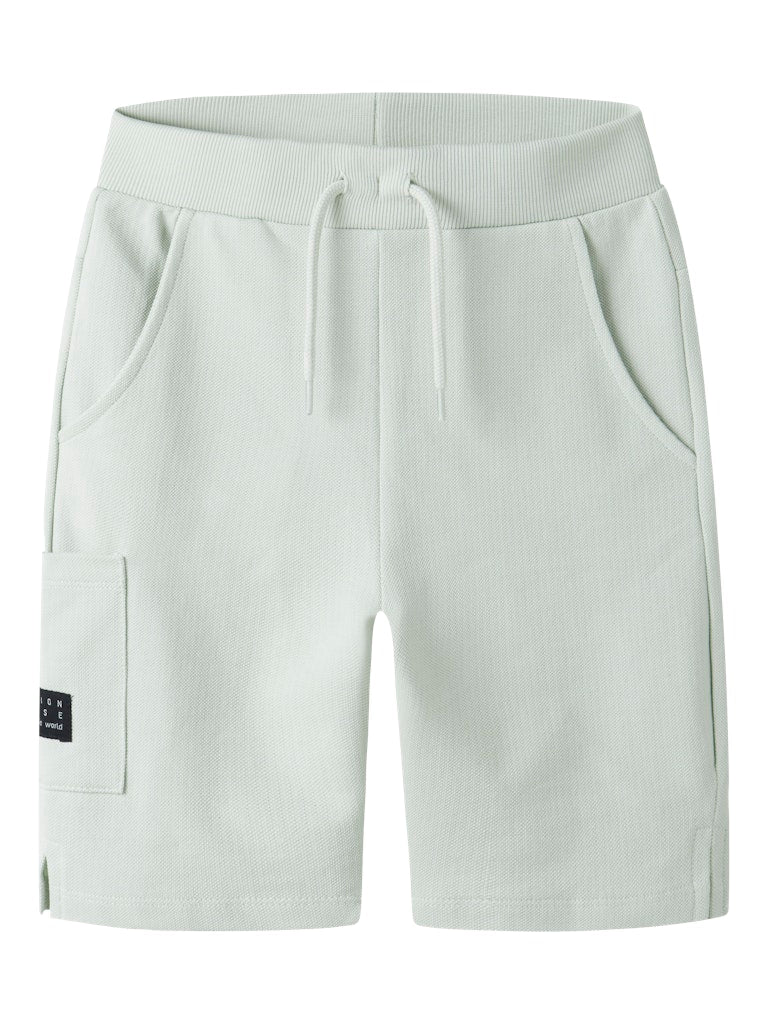 Name It Vivasse Kids Cotton Sweat Shorts | Aqua