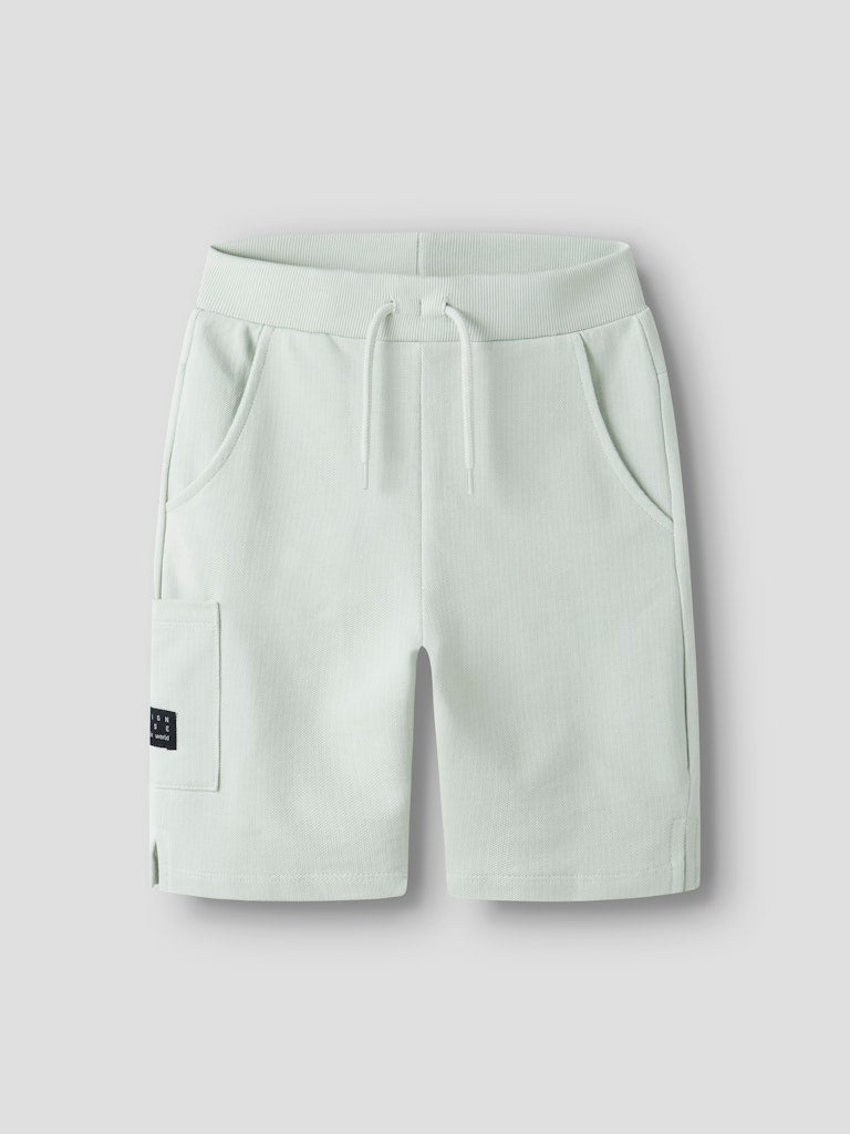 Name It Vivasse Kids Cotton Sweat Shorts | Aqua