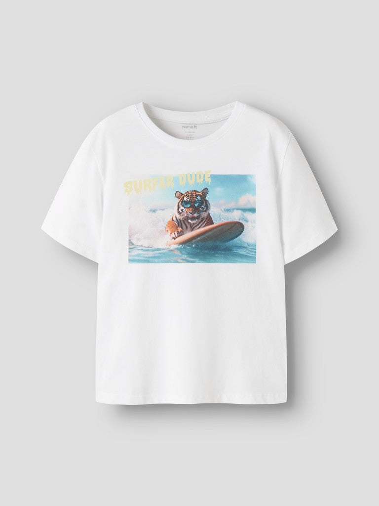 Name It Voto Kids SS Top | White