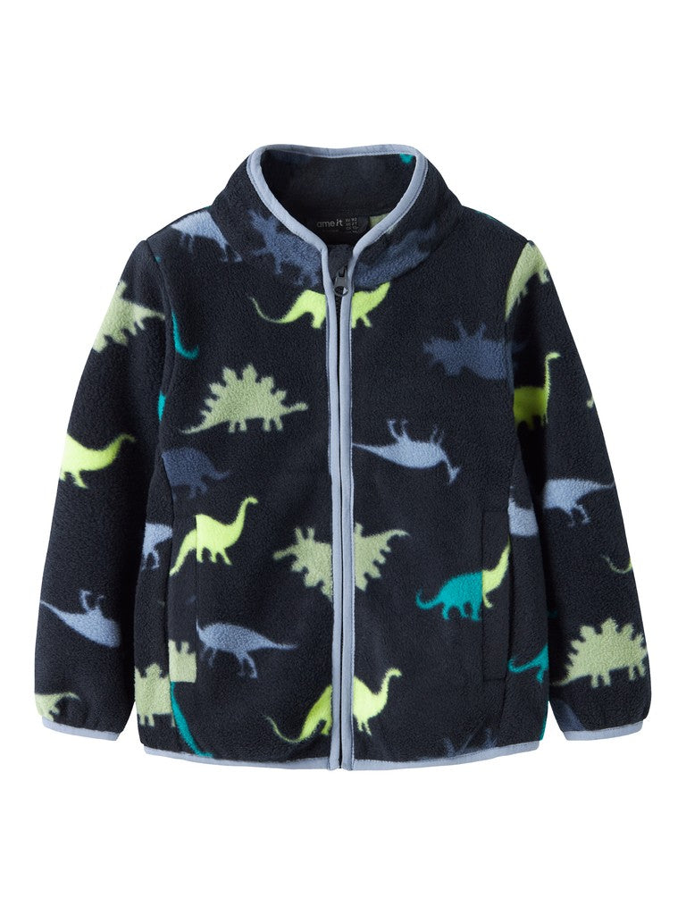 NAME IT Meeko Boys Mini Fleece Jacket | Saphire