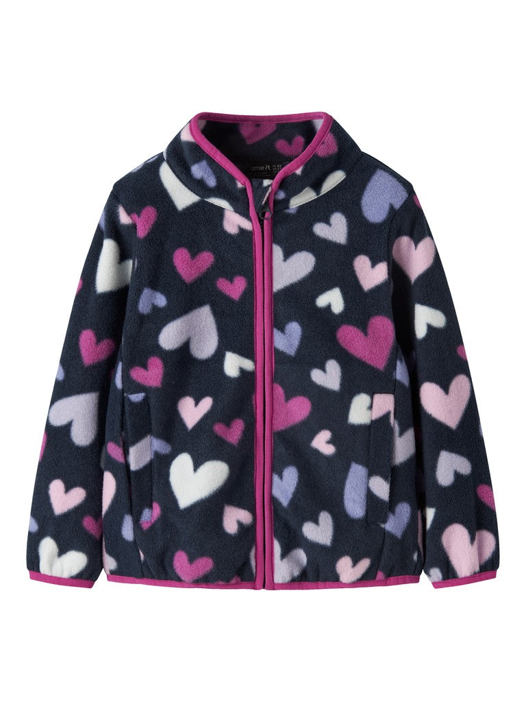 Nane it Meeko Girls Mini Fleece Jacket | Saphire