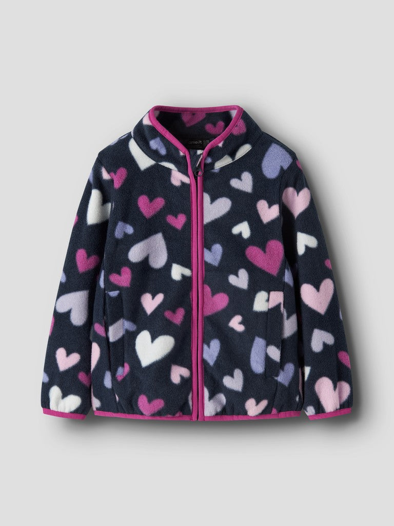 Nane it Meeko Girls Mini Fleece Jacket | Saphire
