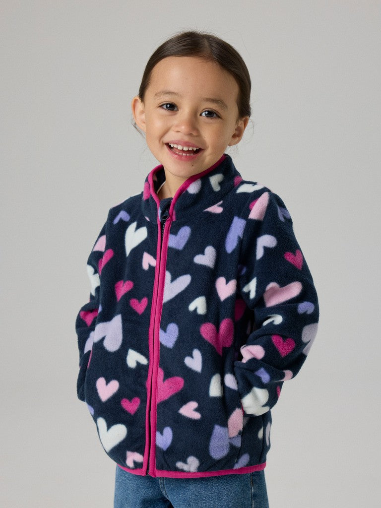 Nane it Meeko Girls Mini Fleece Jacket | Saphire