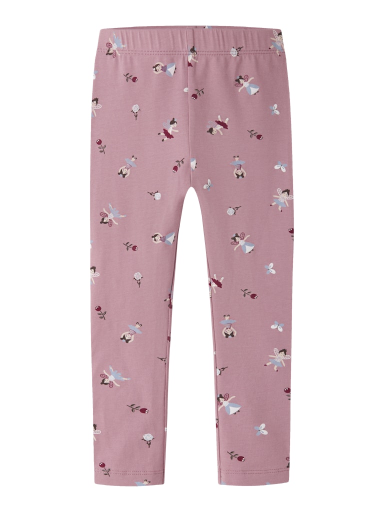 Name It Girls Vivian Mini AOP Leggings | Lilac