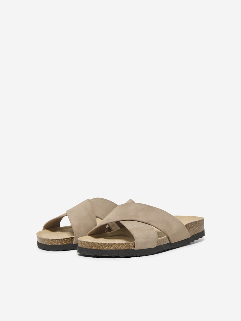 ONLY Maxi Madison-1 Cross Sandals | Taupe